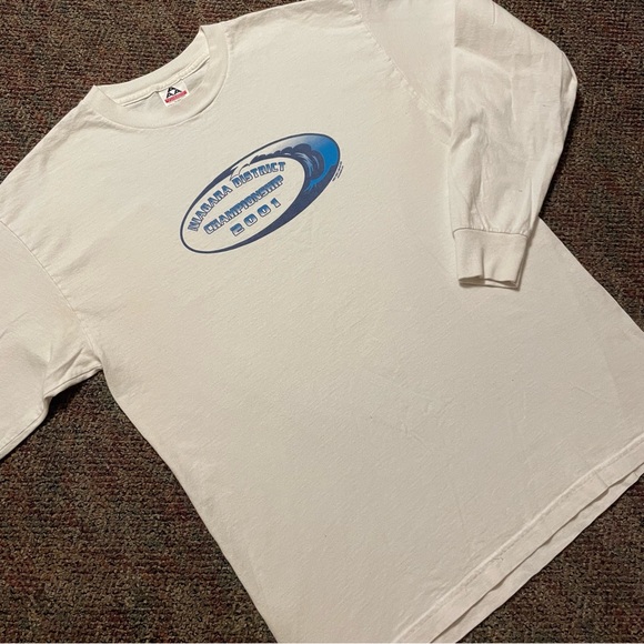 Vintage 2001 Niagara County District Swimming Championship L/S Tshirt Size Large - Picture 2 of 4